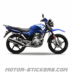 Yamaha YBR 125 2018 decals Yamaha YBR 125 2018 decals